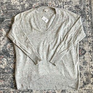 Gray Speckled Loft Sweater